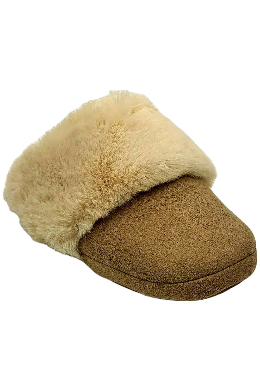 Comfort Code Microsuede Faux Fur Scuff Slipper Amphora -